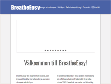 Tablet Screenshot of breatheeasy.se